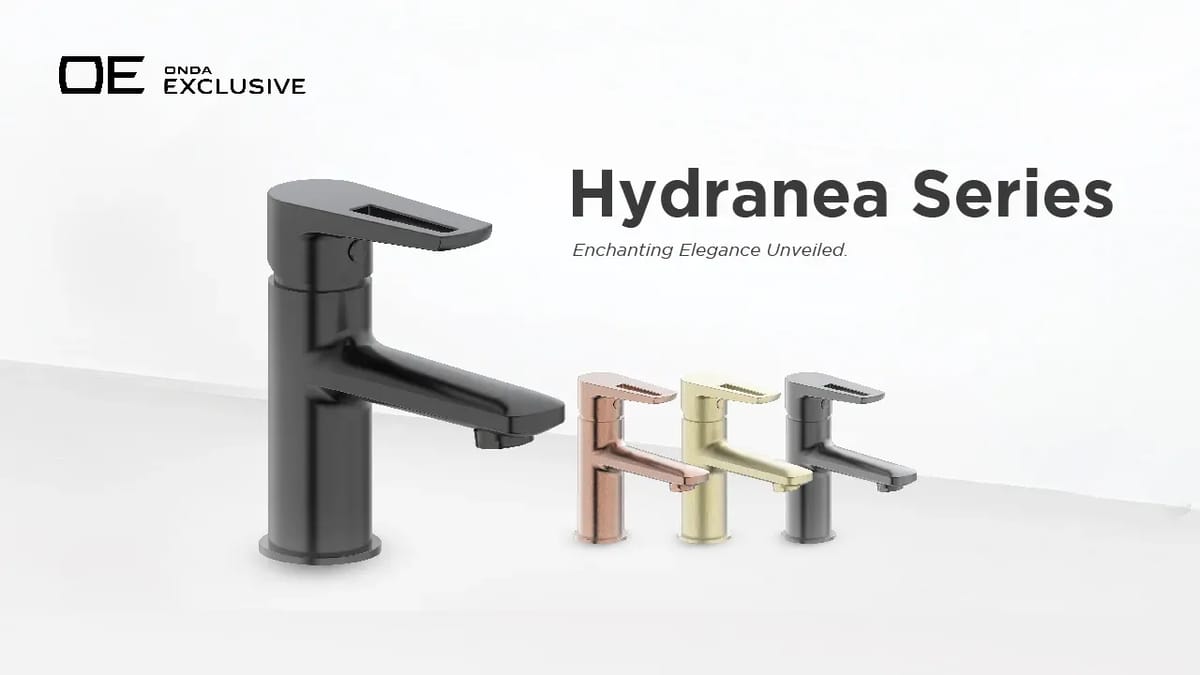 Onda Exclusive Hydranea Series: Sentuhan Mewah Untuk Kamar Mandi Modern