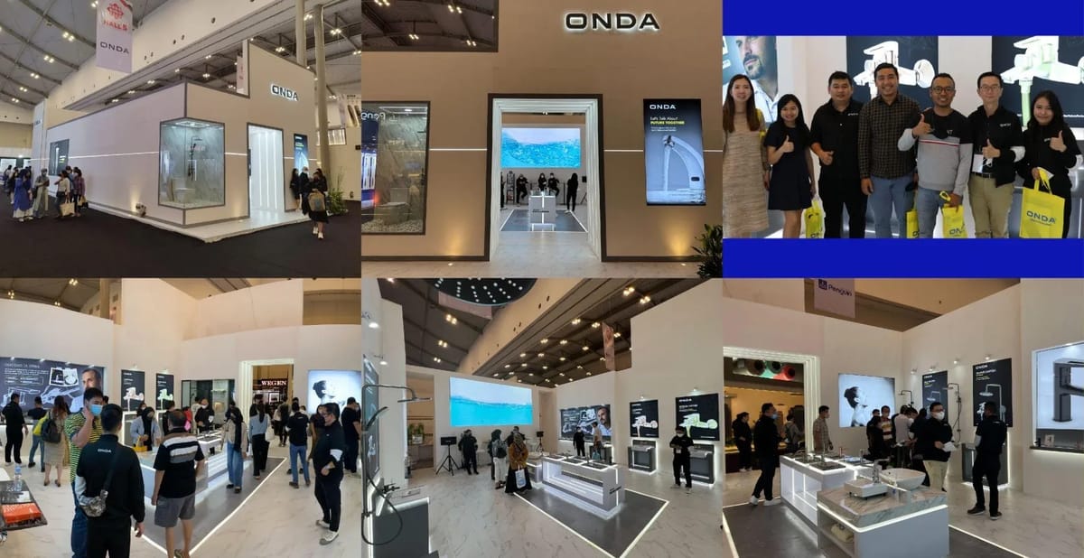 ONDA News - Onda Exclusive meluncurkan koleksi premium “Black Baccara” di Indo Build Tech 2022.