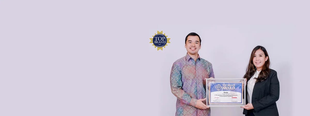 Kembali Meraih Top Brand Award Tahun 2022, ONDA Pelopornya Kualitas